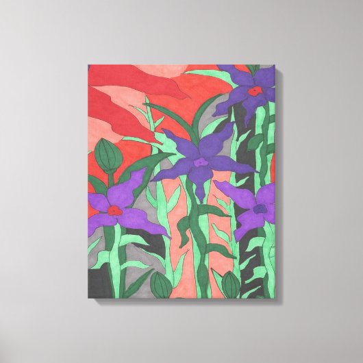 トワイライトフローラ園 キャンバスプリント (正面)