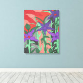 トワイライトフローラ園 キャンバスプリント (インサイチュ (ウッドフロア))