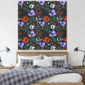 トワイライトフローラ キャンバスプリント (インサイチュ (寝室))