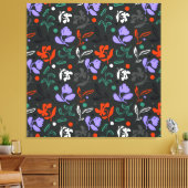 トワイライトフローラ キャンバスプリント (インサイチュ (リビング))