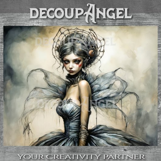 トワイライトブライドRoxane - Decopage - 薄葉紙