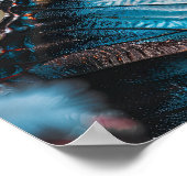 トワイライトブルー：マクロバタフライウィング ポスター (角)