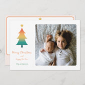 トワイライトホリデーカードのクリスマスツリー シーズンカード (正面/裏面)
