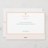 トワイライトホリデーカードのクリスマスツリー シーズンカード (裏面)