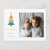 トワイライトホリデーグリーティングポストカのクリスマスツリー ポストカード (正面)