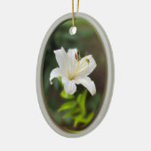 トワイライトホワイトリリー セラミックオーナメント (左)