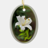 トワイライトホワイトリリー セラミックオーナメント (裏面)