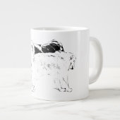トワイライトポー・仲良く並んで歩く ジャンボコーヒーマグカップ (正面右)