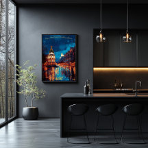 トワイライトマドリードの夢 – Cityscape at Dusk