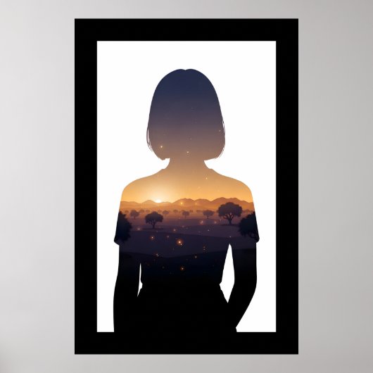 トワイライトモロッコデジタルダブル露光 ポスター (正面)