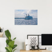 トワイライトリバーボート ポスター (ホームオフィス)