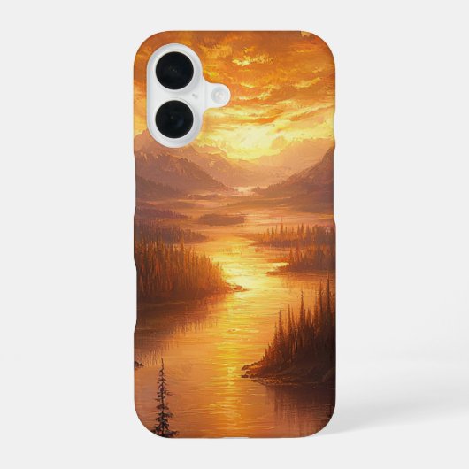 トワイライトリバー iPhone 16ケース (裏面)