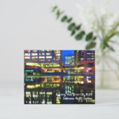 トワイライトリフレクションズシティホールカスタム文字 ポストカード (スタンド正面)