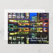 トワイライトリフレクションズシティホールカスタム文字 ポストカード (正面/裏面)