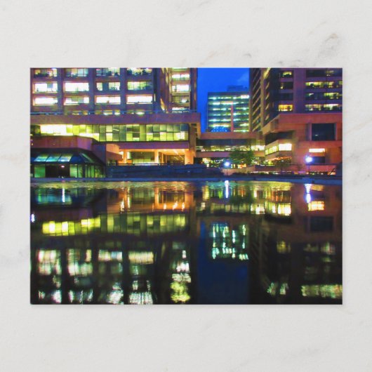 トワイライトリフレクションズシティホールケベック ポストカード (正面)