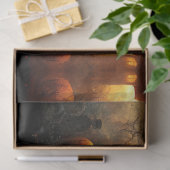 トワイライトヴィンテージハロウィーンシーンデコページ 薄葉紙 (ギフト)