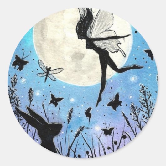 トワイライト妖精の国とハレスティッカー ラウンドシール (正面)