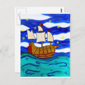 トワイライト船 ポストカード (正面/裏面)