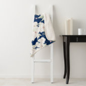 トワイライト開花IIシェルパブランケット – 花模様 シェルパブランケット (インサイチュ)