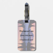 トワイライト、ターン、クレセントムーン ラゲッジタグ (裏面縦)