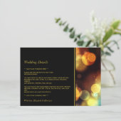 トワイライト ボケ ライト ウェディング ディテール エンクロージャーカード (スタンド正面)