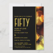 トワイライト ボケ ライト - 記念日 招待状 (正面)