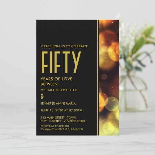 トワイライト ボケ ライト - 記念日 招待状 (スタンド正面)