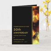 トワイライト《写真》ぼけ味ライト、記念日 カード (黄色い花)