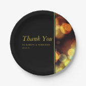 トワイライト《写真》ぼけ味ラ結婚イト ペーパープレート (正面)