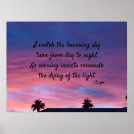 トワイライト – Poetry Art ポスター