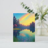 トワイリ魅力的トに注がれ威厳のあるた川 ポストカード (スタンド正面)