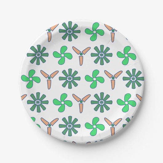 トワイルアンドスピンボーイズ誕生日 ペーパープレート (正面)