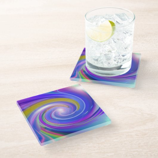 トワイル ガラスコースター (アングル)