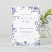 トワエレガントルフランスのブルートワール引っ越し祝いパーティーパーティー 招待状 (スタンド正面)