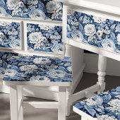 トワエレガントルフランスの・ド・ジュイ・ブルー・フローラ・デクページ 薄葉紙