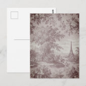 トワエレガントールデジュイフランスのカントリーシーン ポストカード (正面/裏面)