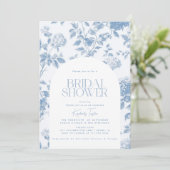 トワエレガントールデジュイブルーアジサイブライダルシャワー 招待状 (スタンド正面)