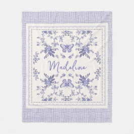 トワフランスのイルラベンダートワカスタムイルフリースブランケット フリースブランケット