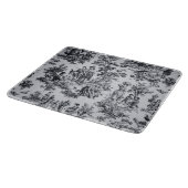 トワフランスのイル・ド・ジュイ黒と白のガエレガントラス カッティングボード (角)