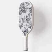 トワフランスのイル・ド・ジュイ黒エレガント白 ピックルボールラケット (左)