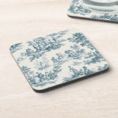 トワフランスのイル・ド・ジュイ・セージ緑エレガント緑色 コースター (左側)