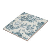 トワフランスのイル・ド・ジュイ・セージ緑エレガント緑色 タイル (側面)