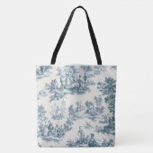 トワフランスのイル・ド・ジュイ・セージ緑エレガント緑色 トートバッグ (正面)