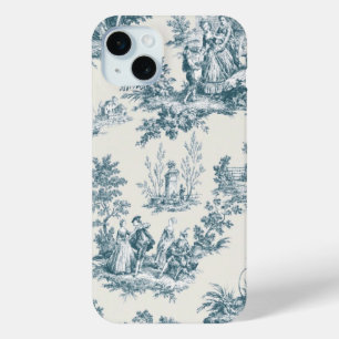 トワフランスのイル・ド・ジュイ・セージ緑エレガント緑色 iPhone 15 MINIケース
