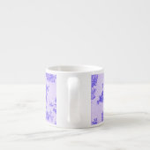 トワフランスのイル・ド・ジュイ・ブルーエレガントと白 エスプレッソカップ (裏面)