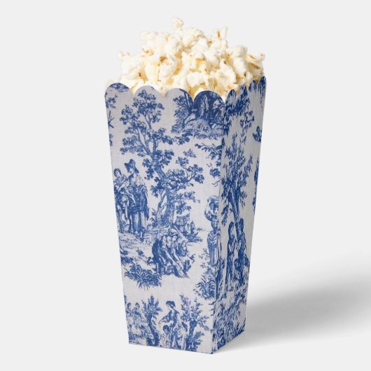 トワフランスのイル・ド・ジュイ・ブルーエレガントと白 フェイバーボックス (はじけた状態)