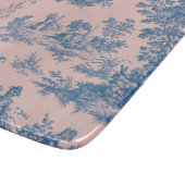 トワフランスのイル・ド・ジョイ・ブルーとピンクエレガント色 カッティングボード (角)