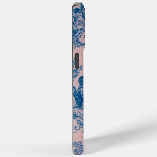 トワフランスのイル・ド・ジョイ・ブルーとピンクエレガント色 Case-Mate iPhoneケース (裏面 / 右)