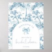 トワフランスのールデジュイエレガントアーチブライダル歓迎 ポスター (正面)