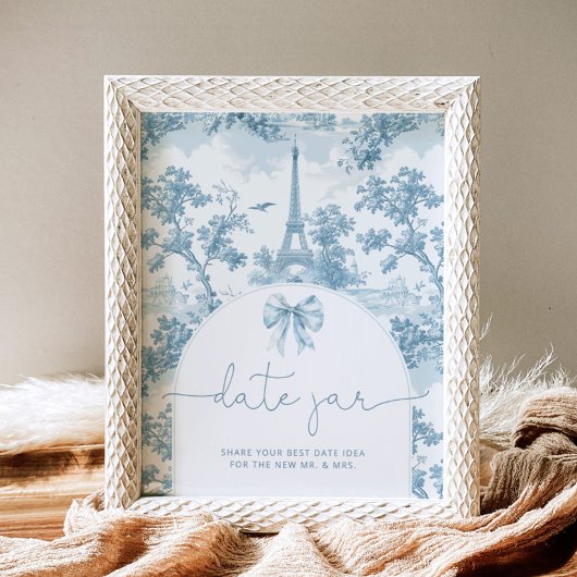 トワフランスのールデジュイ日付ナイトアイディアブライダル ポスター